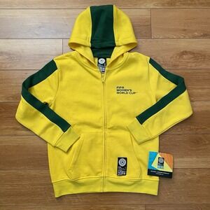 FIFA Women's World Cup 2023 Team Australia Yellow Zip Hoodie - Unisex Medium